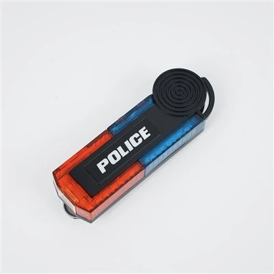 Luce sulla spalla della polizia
